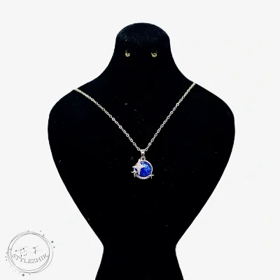 گردنبند استیل طرح ستاره و کهکشان